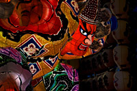 10m近くある勇壮な武者のねぶたの山車