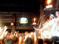 迫力ある押し合いが特徴の「裸押合大祭」