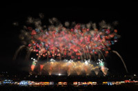 フィナーレ花火（写真提供：大曲商工会議所）